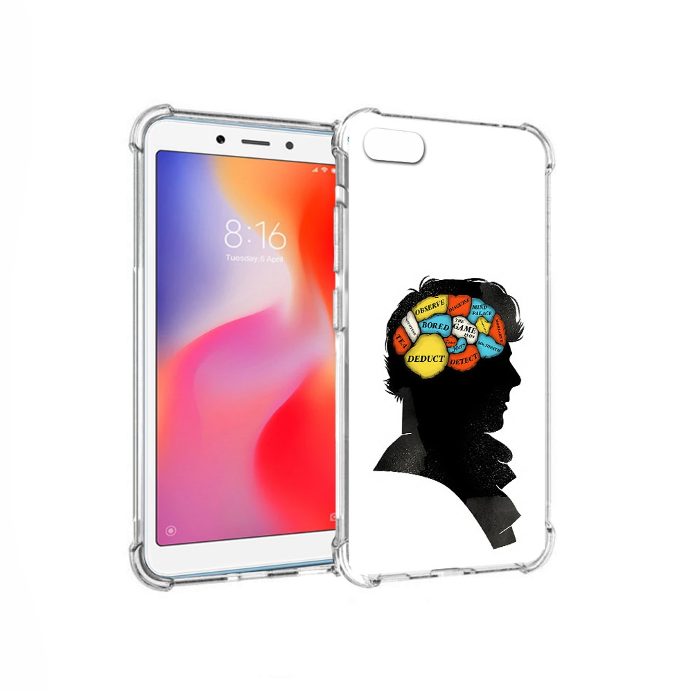 

Чехол MyPads Tocco для Xiaomi Redmi 6A темный рисунок (PT113916.305.640), Прозрачный, Tocco