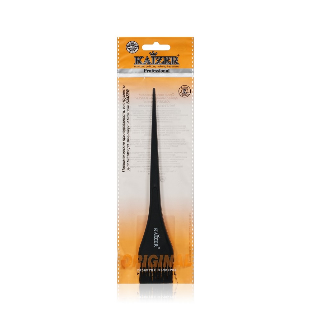 

Кисть для окрашивания волос Kaizer Professional узкая искусственный ворс