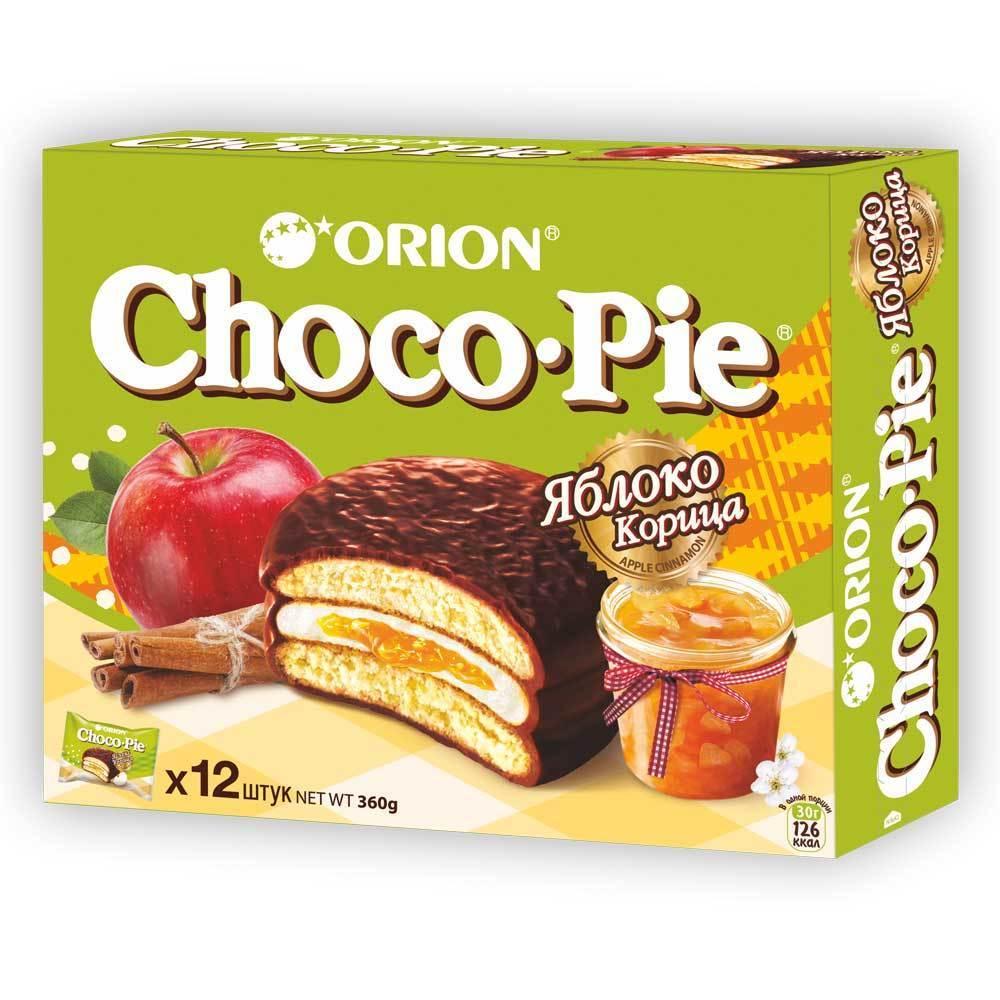 

Пирожное Orion Choco Pie яблоко корица 12*30г 360г