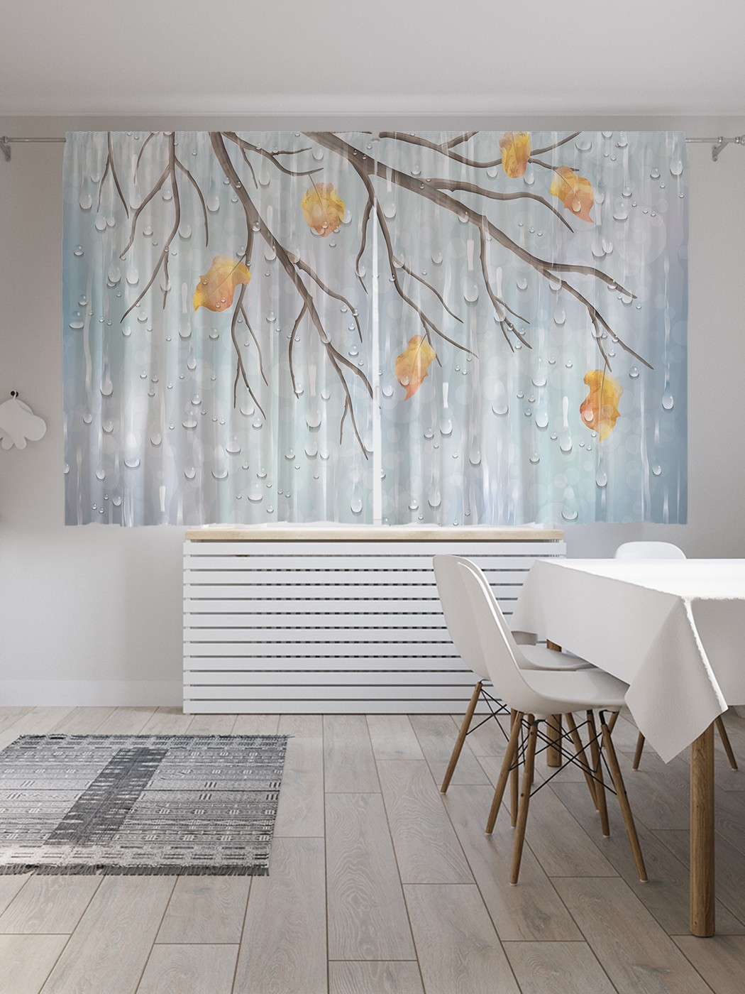 

Классические шторы JoyArty "Осеннее небо", серия Oxford DeLux, 2 полотна 145x180 см, Осеннее небо