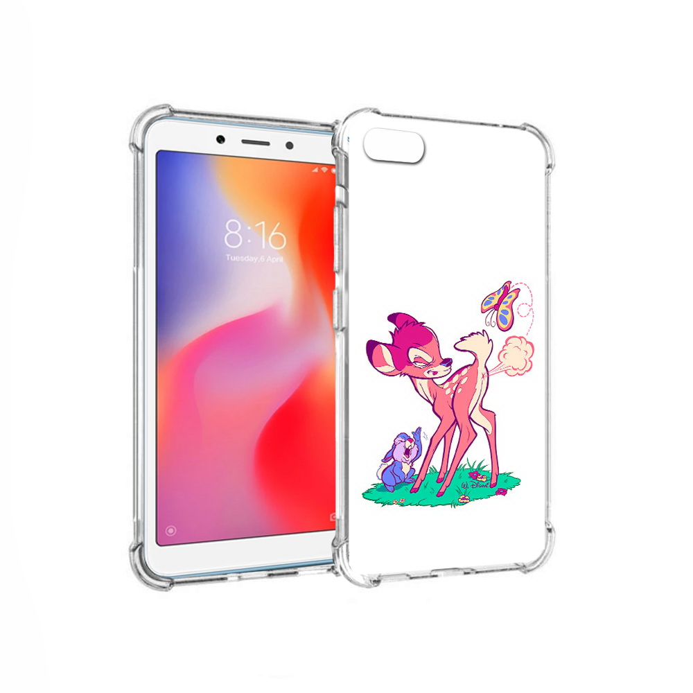 

Чехол MyPads Tocco для Xiaomi Redmi 6A смешной олененок (PT113916.305.610), Прозрачный, Tocco