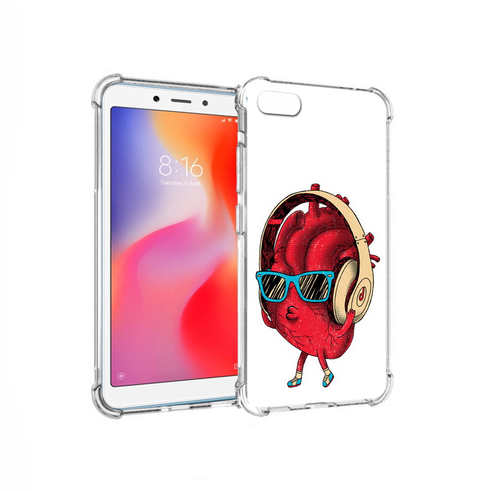 

Чехол MyPads Tocco для Xiaomi Redmi 6A слушай сердце (PT113916.305.609), Прозрачный, Tocco