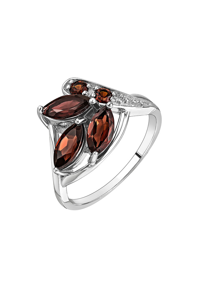 

Кольцо из серебра р.  Kari Jewelry КЛ-110-ГР, гранат, КЛ-110-ГР