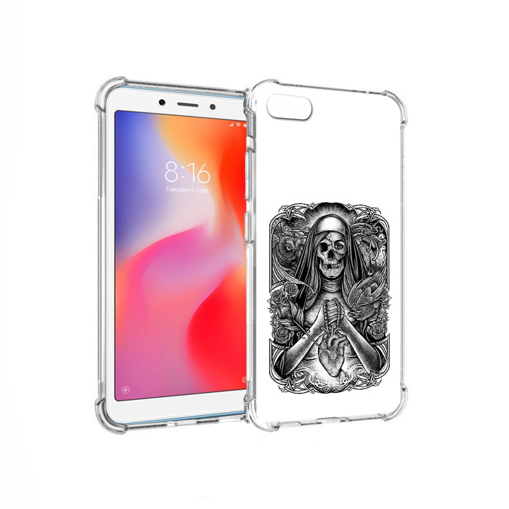 

Чехол MyPads Tocco для Xiaomi Redmi 6A скелет с сердцем (PT113916.305.603), Прозрачный, Tocco