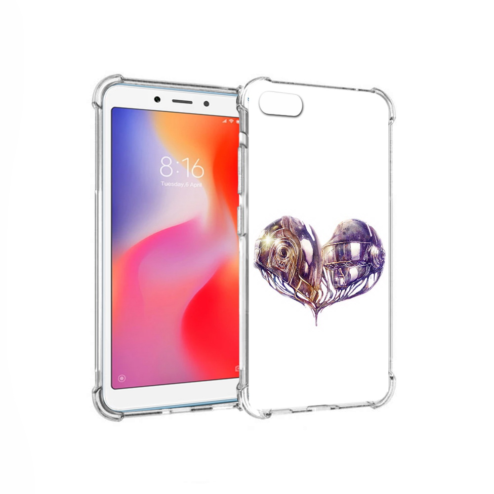 

Чехол MyPads Tocco для Xiaomi Redmi 6A сердце абстракция (PT113916.305.596), Прозрачный, Tocco