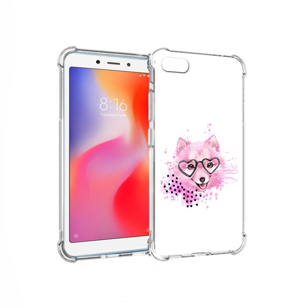

Чехол MyPads Tocco для Xiaomi Redmi 6A розовый волченок (PT113916.305.585), Прозрачный, Tocco