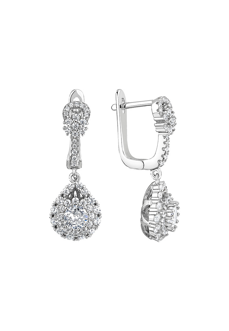 

Серьги из серебра с фианитом Kari Jewelry СЛ-4131, СЛ-4131