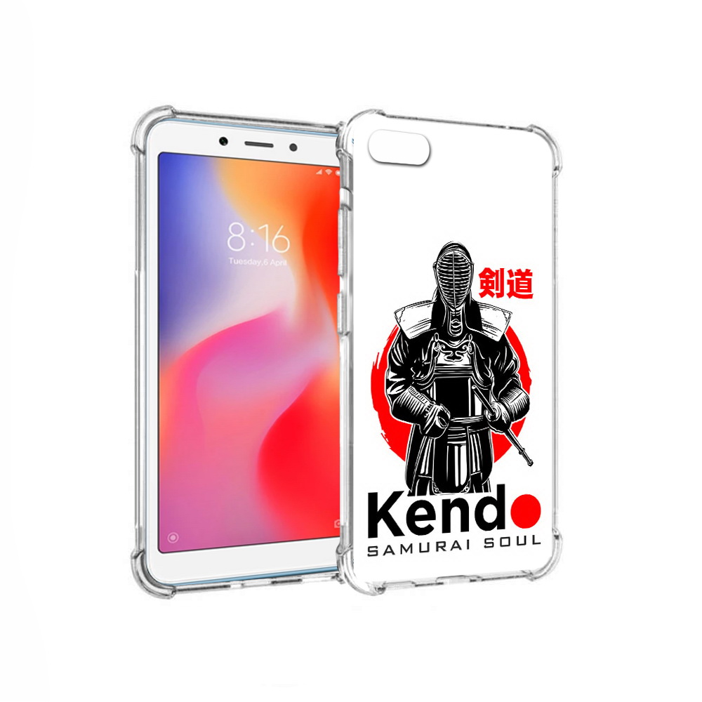 

Чехол MyPads Tocco для Xiaomi Redmi 6A рисованый самурай (PT113916.305.581), Прозрачный, Tocco
