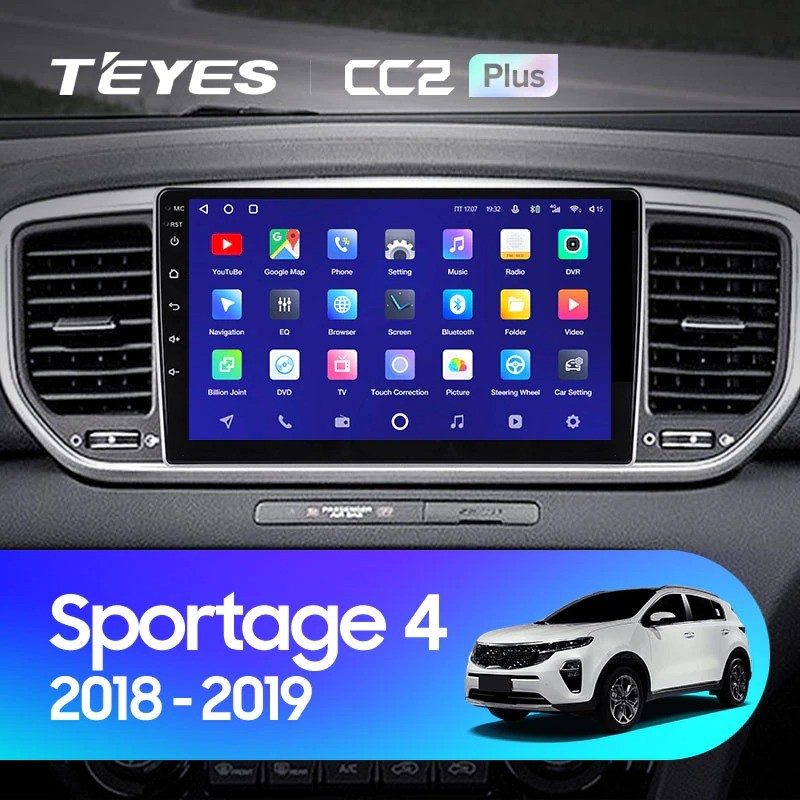 Штатная магнитола Teyes CC2 Plus 4/32 Kia Sportage 4 QL (2018-2020) Тип-B