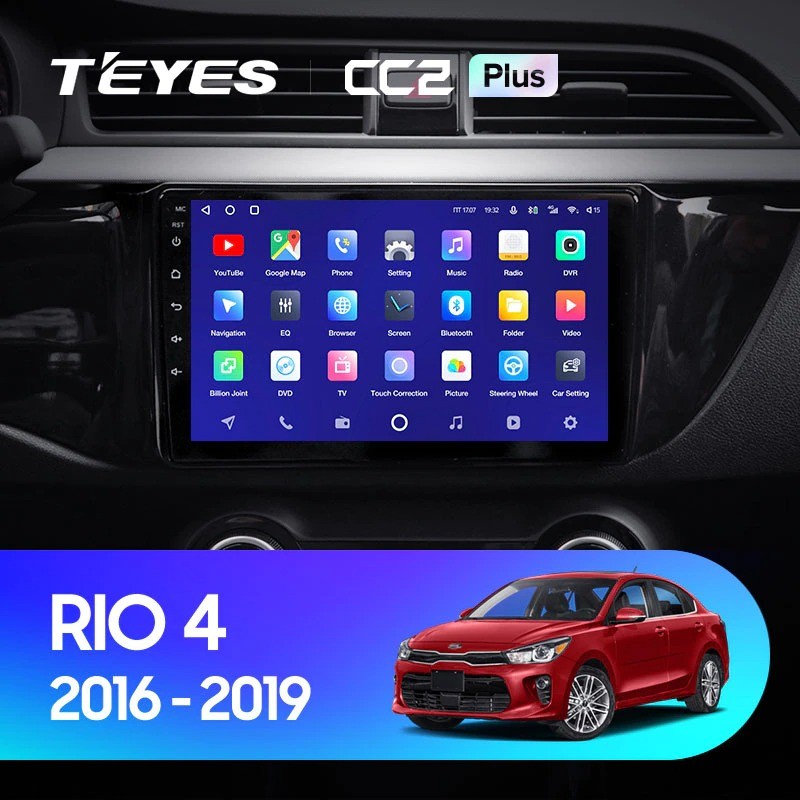 Штатная магнитола Teyes CC2 Plus 4/32 Kia RIO 4 (2016-2019) Тип-B