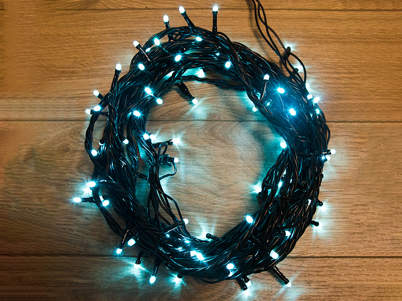 

Световая гирлянда новогодняя Neon-Night Turquoise 303-158 10 м голубой, Turquoise