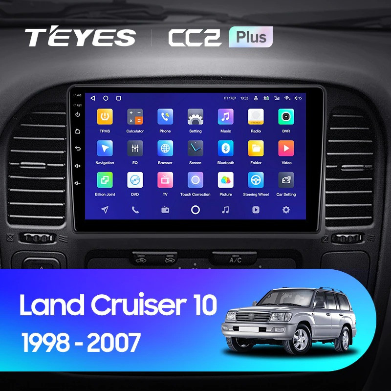 Штатная магнитола Teyes CC2 Plus 4/32 Toyota Land Cruiser 10 J100 100 (1998-2007)