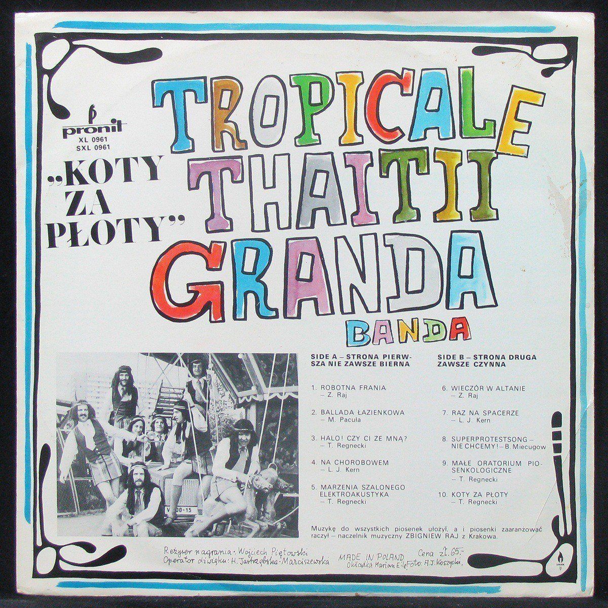 

LP Tropicale Thaitii Granda Banda - Koty Za Ploty Pronit (303882)