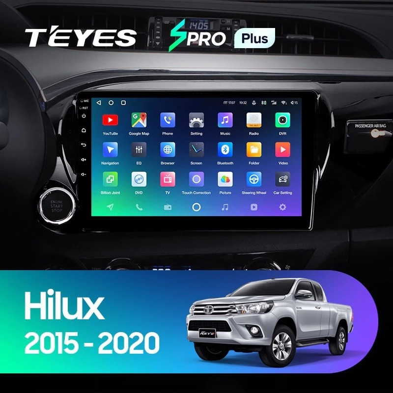 Штатная магнитола Teyes SPRO Plus 464 Toyota Hilux Pick Up 2015-2020 3460000₽