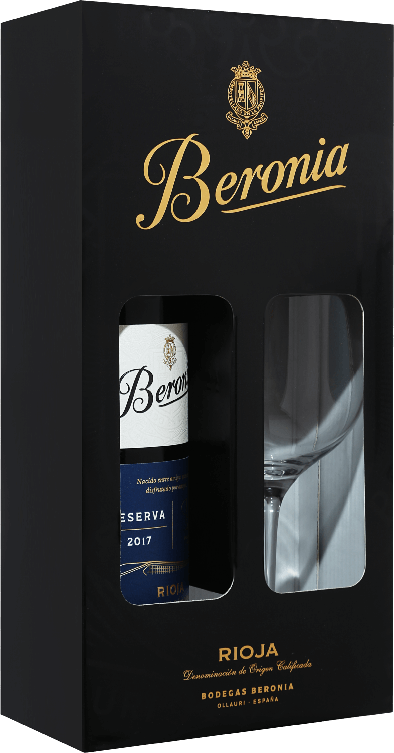 

Вино Reserva Rioja DOCа Beronia (gift box with glass)