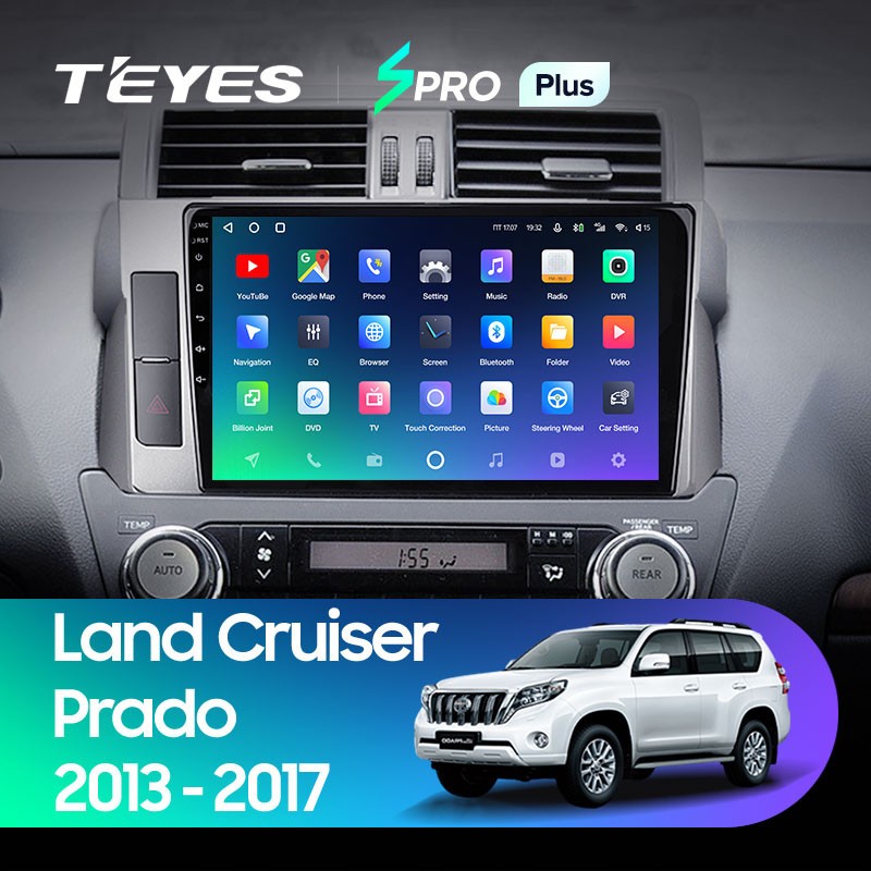 Штатная магнитола Teyes SPRO Plus 432 Toyota Land Cruiser Prado 150 2013-2017 3050000₽