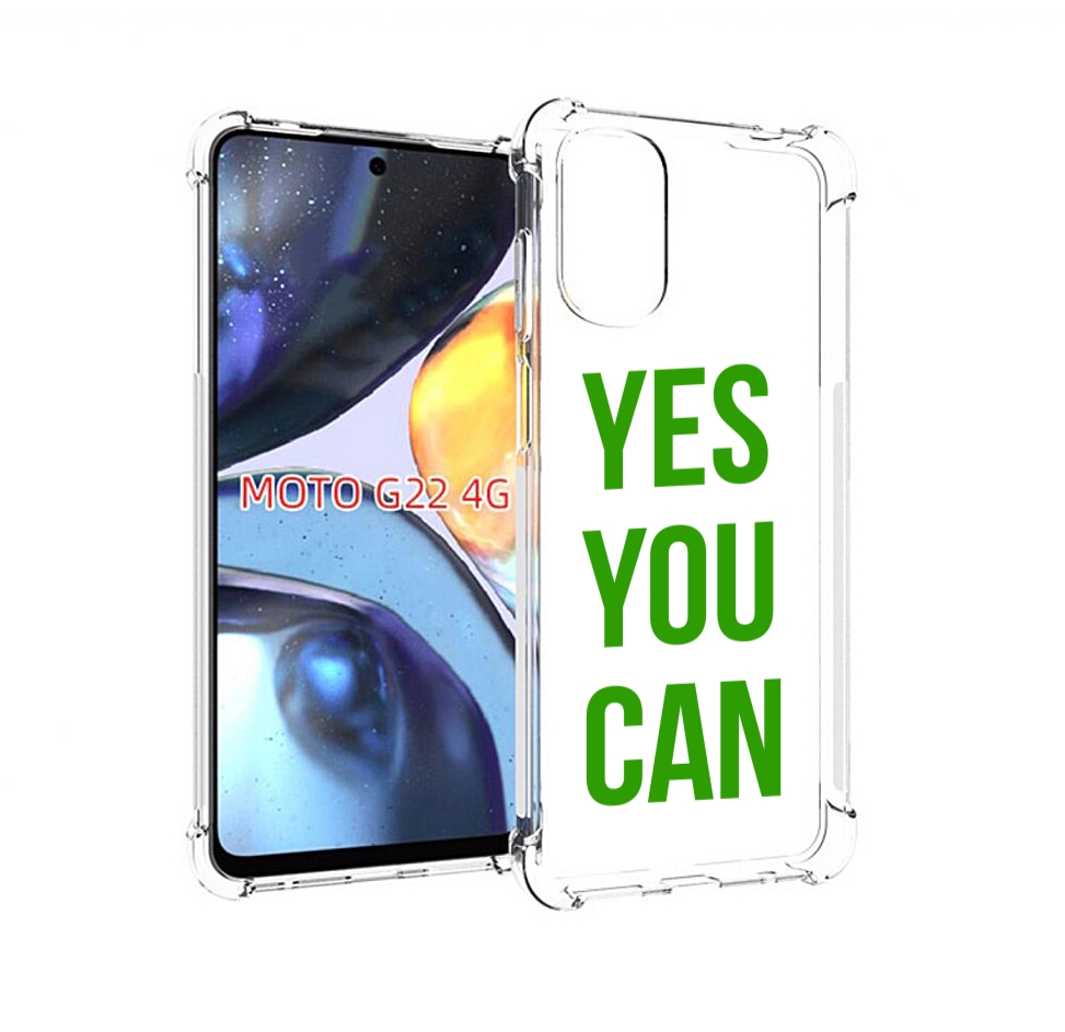 

Чехол MyPads да-ты-можешь для Motorola Moto G22 4G, Прозрачный, Tocco