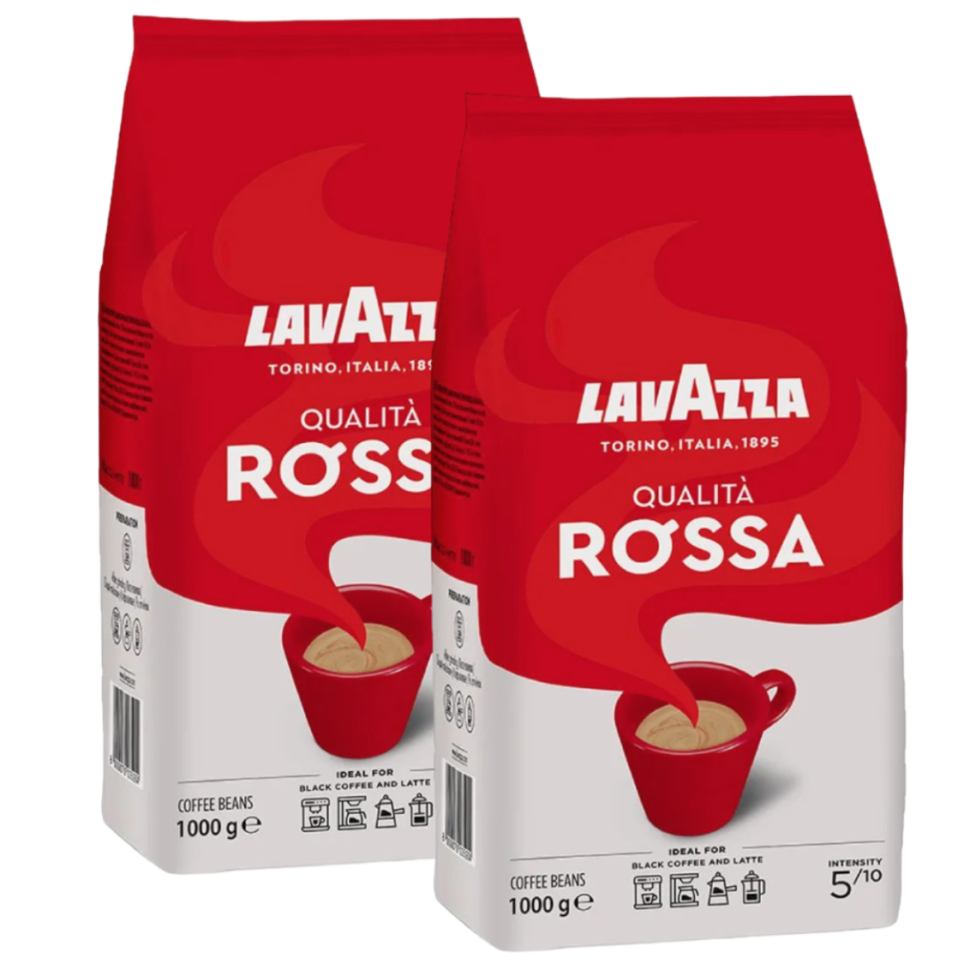 

Кофе зерновой Lavazza Qualita Rossa, 2 шт по 1 кг