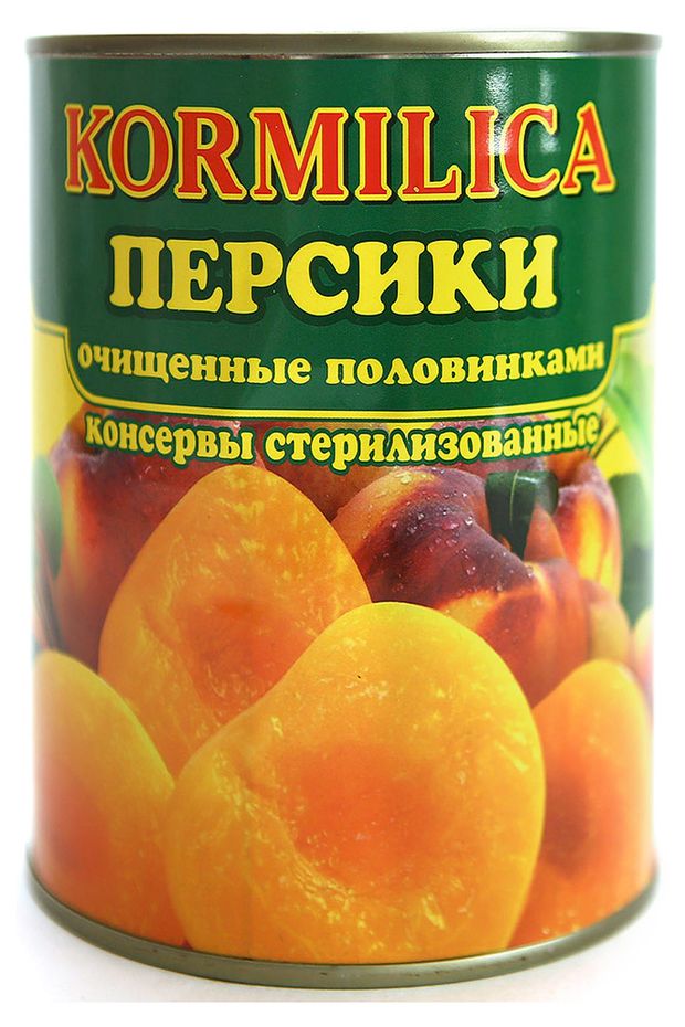 

Консервированные персики Кормилица половинки 850 г