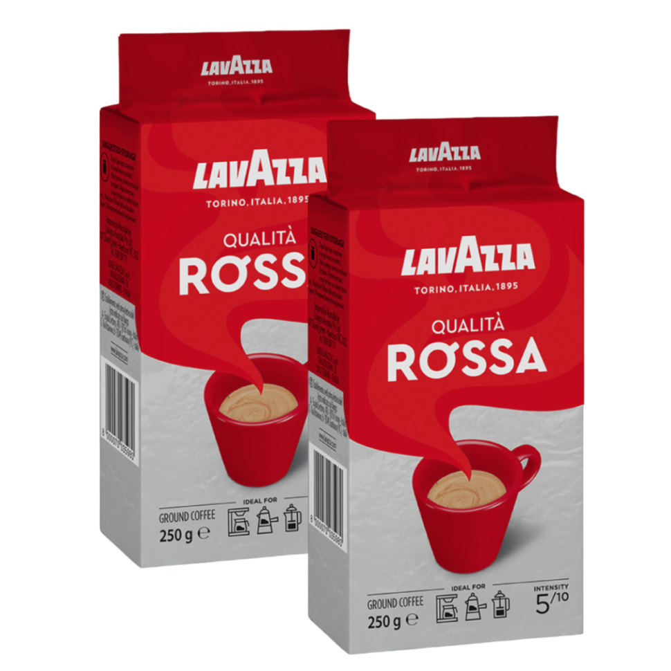 Кофе молотый Lavazza Qualita Rossa, 2 шт по 250 г