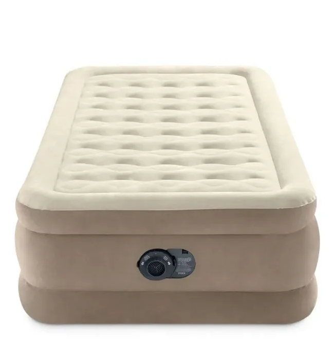 Надувная кровать Intex Ultra plush airbed односпальная от сети 64426 99х191х46 см