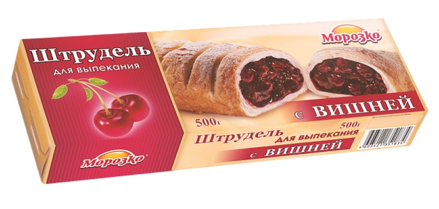 

Штрудель Морозко с вишней 500 г