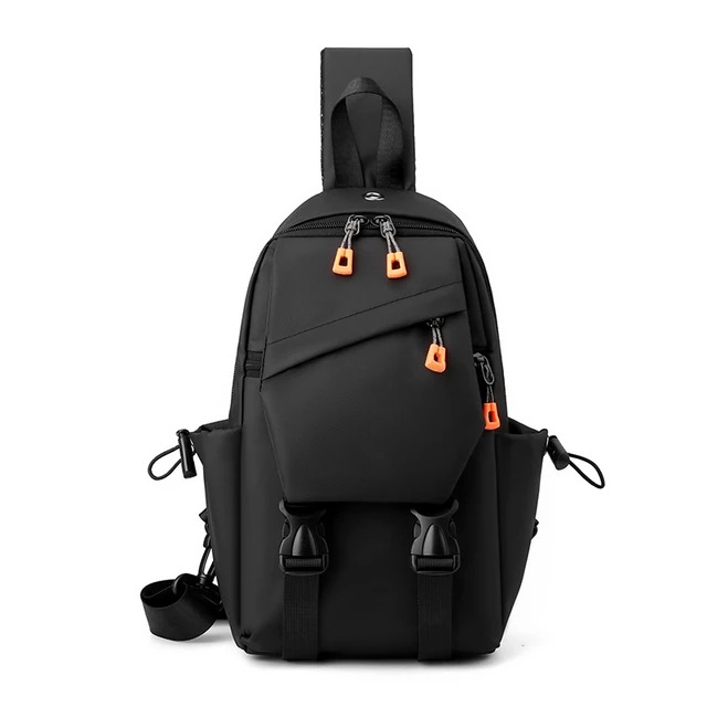 Сумка-рюкзак унисекс ForAll Style черная, 19x33x10 см