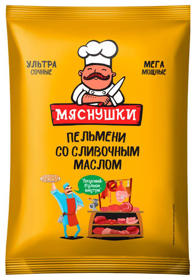 фото Пельмени мяснушки со сливочным маслом 850 г