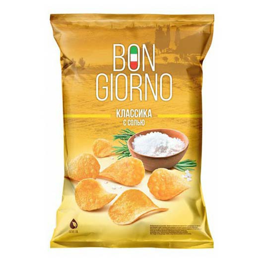 

Чипсы Bon Giorno с солью 90 г