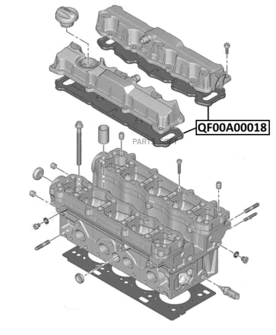 ПроклклапкрCITROEN BERLINGOPARTNER 2005 1185₽