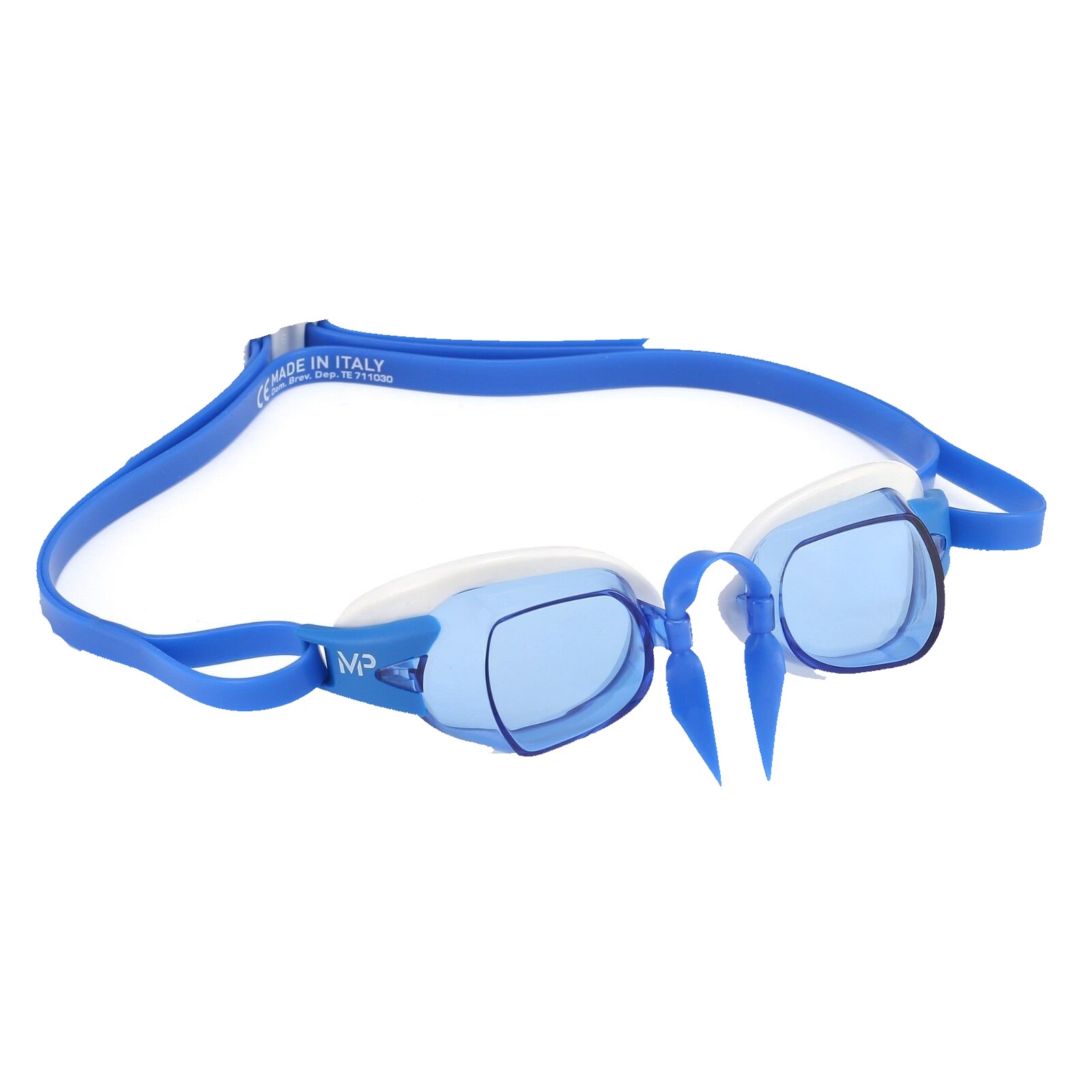Очки для плавания Chronos AQUA SPHERE голубые линзы, white/blue