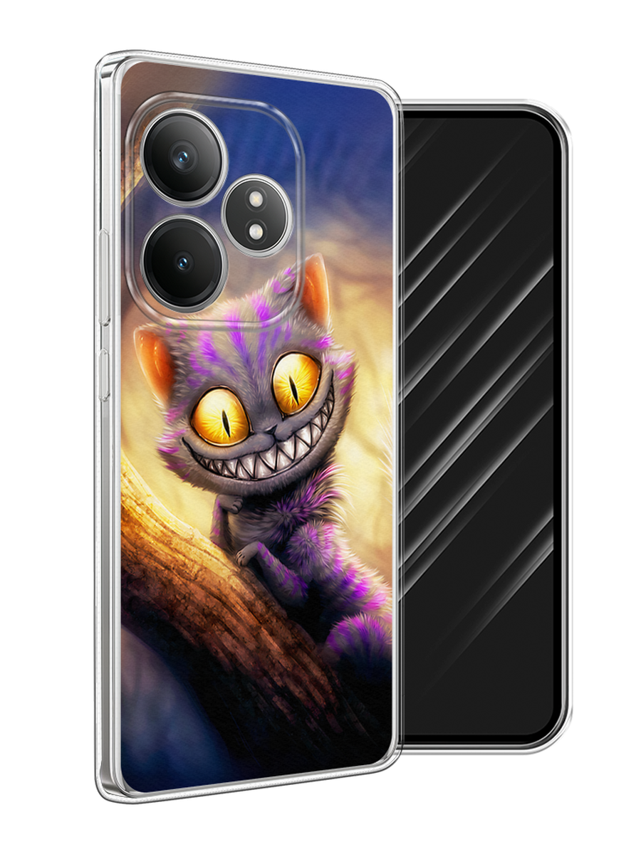 

Чехол Awog на Realme GT 6T "Cheshire Cat", Фиолетовый;желтый, 2517550-1