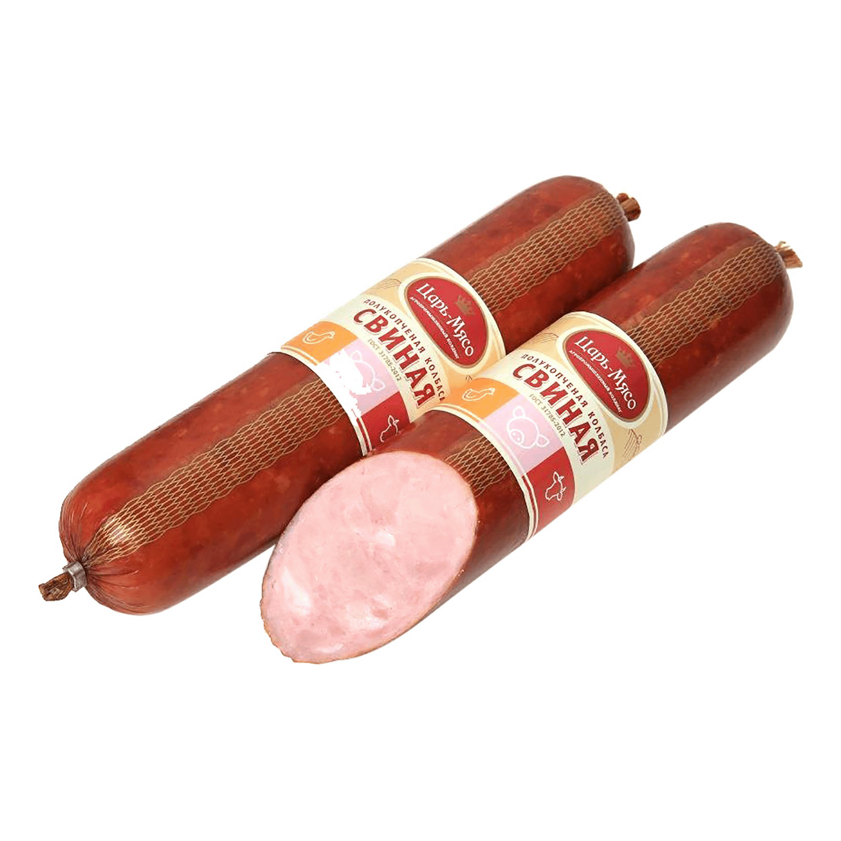 

Колбаса полукопченая Царь-Мясо Свиная мини ГОСТ ~500 г