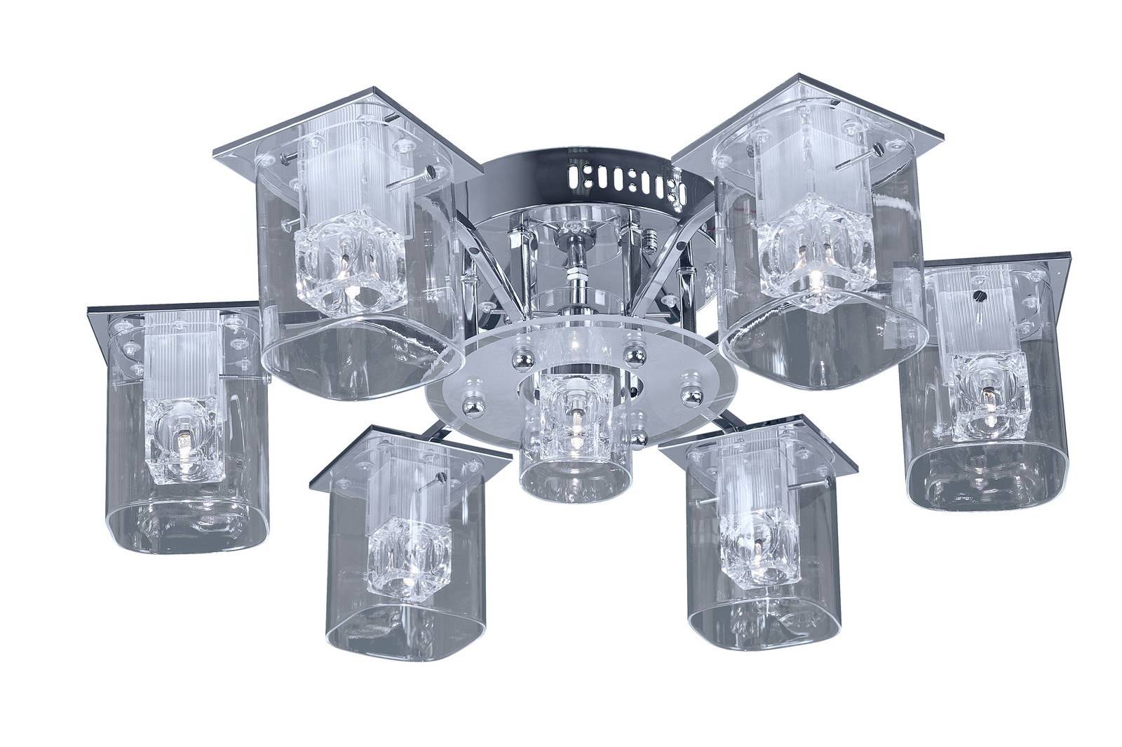 

Люстра Геометрия 1-8167-6+1-CR-LED Y G4, 1-8167-6+1-CR-LED Y G4