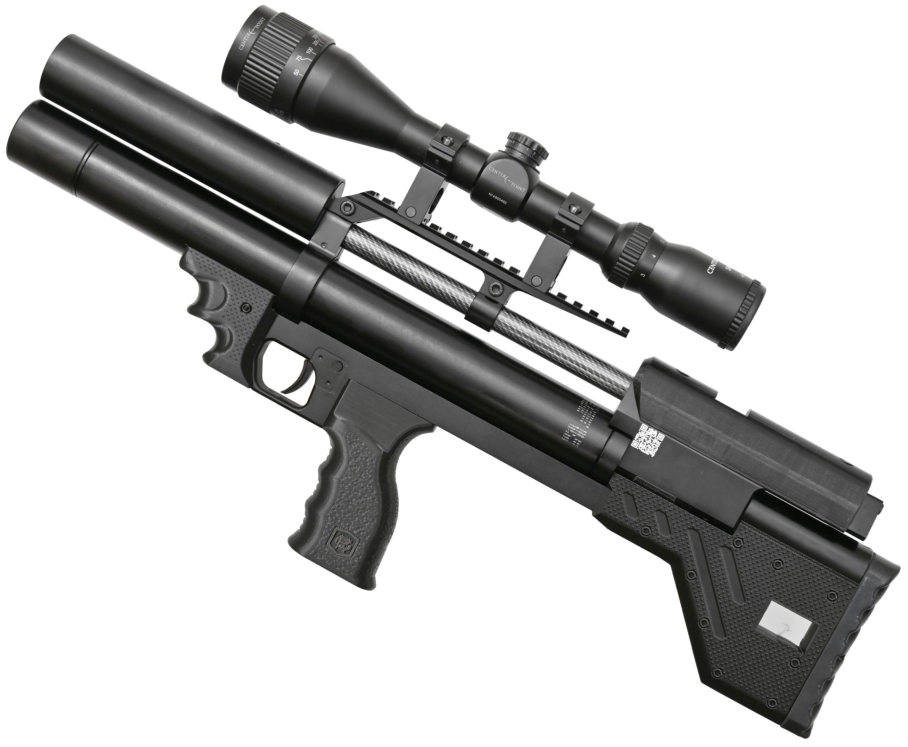 

Пневматическая винтовка Krugergun Снайпер 6.35 мм Буллпап, Черный, Снайпер