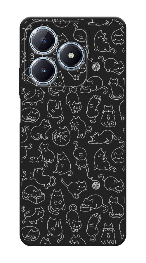 

Чехол Awog на Realme C63 "Шкодливые котики", Прозрачный;бежевый, 2517352-1