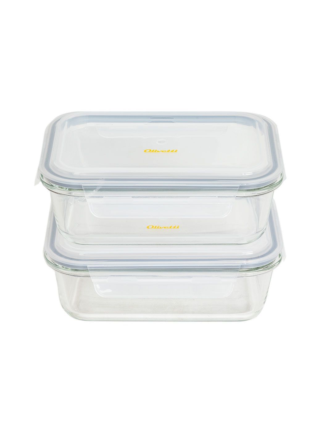 Набор стеклянных контейнеров Olivetti KGC1010 с герметичными крышками 2шт 1 л