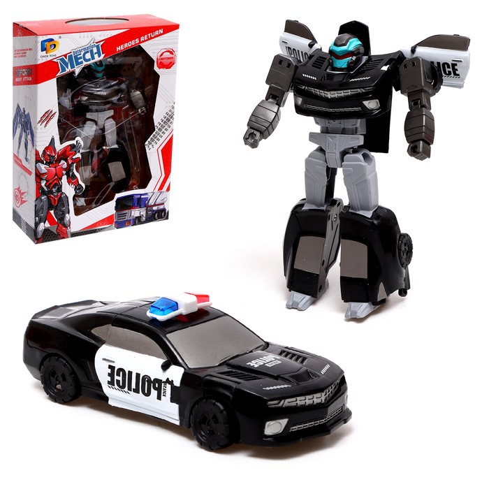Робот Полицейский, трансформируется playmobil игровой набор полицейский робот