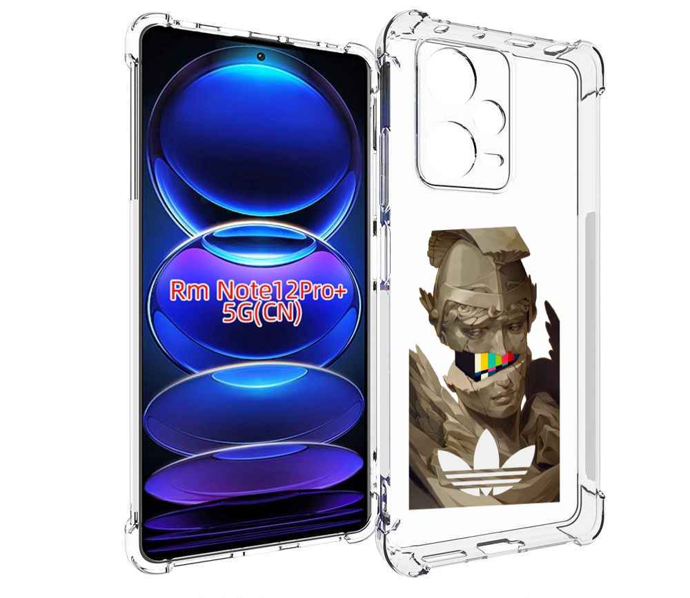 

Чехол MyPads статуя-адидас для Xiaomi Redmi Note 12 Pro + Plus, Прозрачный, Tocco