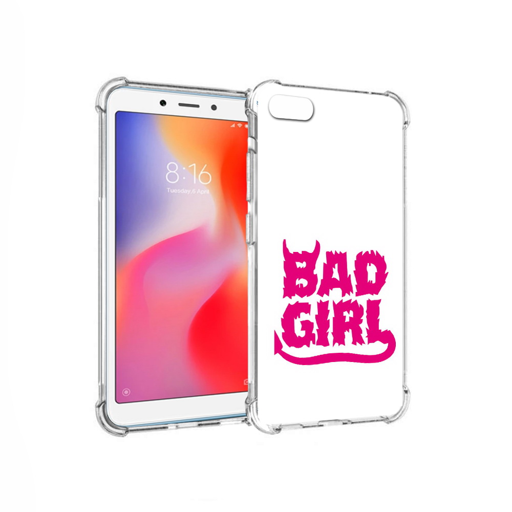 

Чехол MyPads Tocco для Xiaomi Redmi 6A плохая девочка (PT113916.305.545), Прозрачный, Tocco
