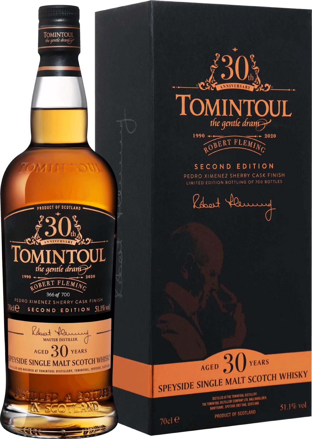 

Виски Tomintoul Robert Fleming Pedro Ximenez Sherry Cask Finish Single Malt 0,7 л