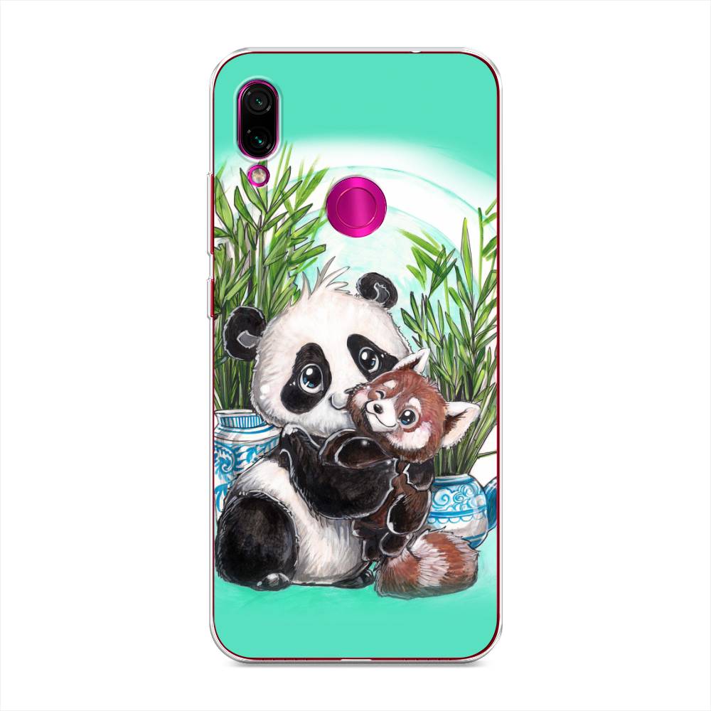 фото Силиконовый чехол "друзья зверята" на xiaomi redmi note 7 awog
