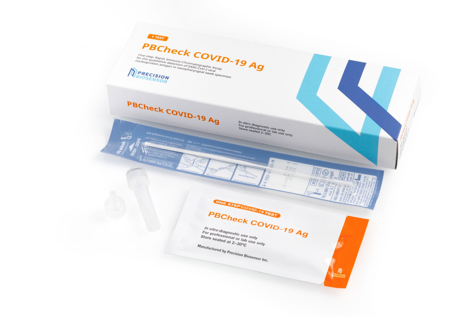 

Экспресс тест на на коронавирус COVID-19 PB CHECK 1 шт., PB CHECK