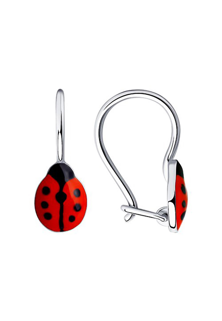 

Серьги из серебра с эмалью SOKOLOV 94024301, 94024301_k