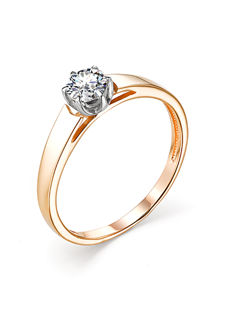 

Кольцо из желтого золота с фианитом р. 18,5 Kari Jewelry К132-1236, К132-1236