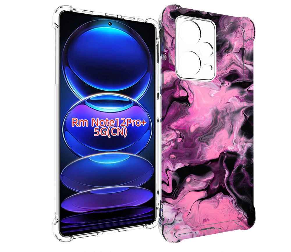 

Чехол MyPads смешивание-фиолетового для Xiaomi Redmi Note 12 Pro + Plus, Прозрачный, Tocco