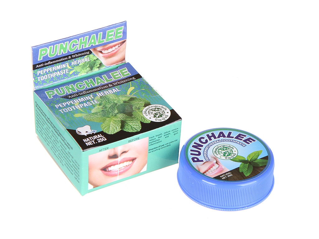 Зубная паста Punchalee Peppermint Herbal Toothpaste 25g 6039