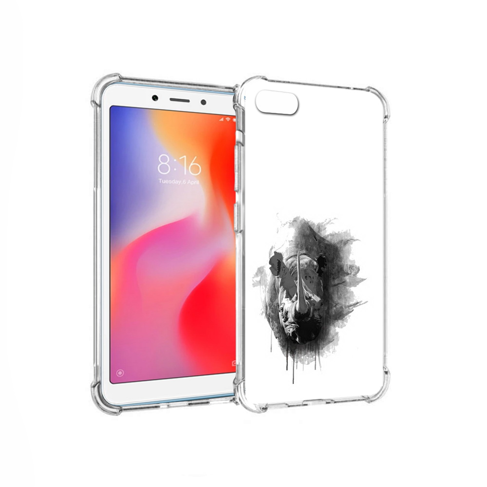 

Чехол MyPads Tocco для Xiaomi Redmi 6A носорог (PT113916.305.523), Прозрачный, Tocco