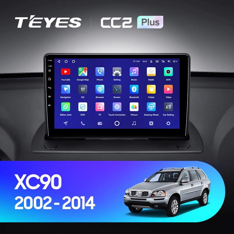 Штатная магнитола Teyes CC2 Plus 4/32 Volvo XC90 (2002-2014)