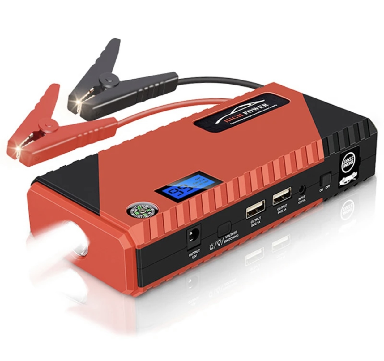 фото Пуско-зарядное устройство для акб eafc 16000mah 1200a. jump starter. powerbank. buste